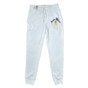 Roots of Fight Andre Ward Champion White Fleece Joggers  Sweat Pants Mens M
